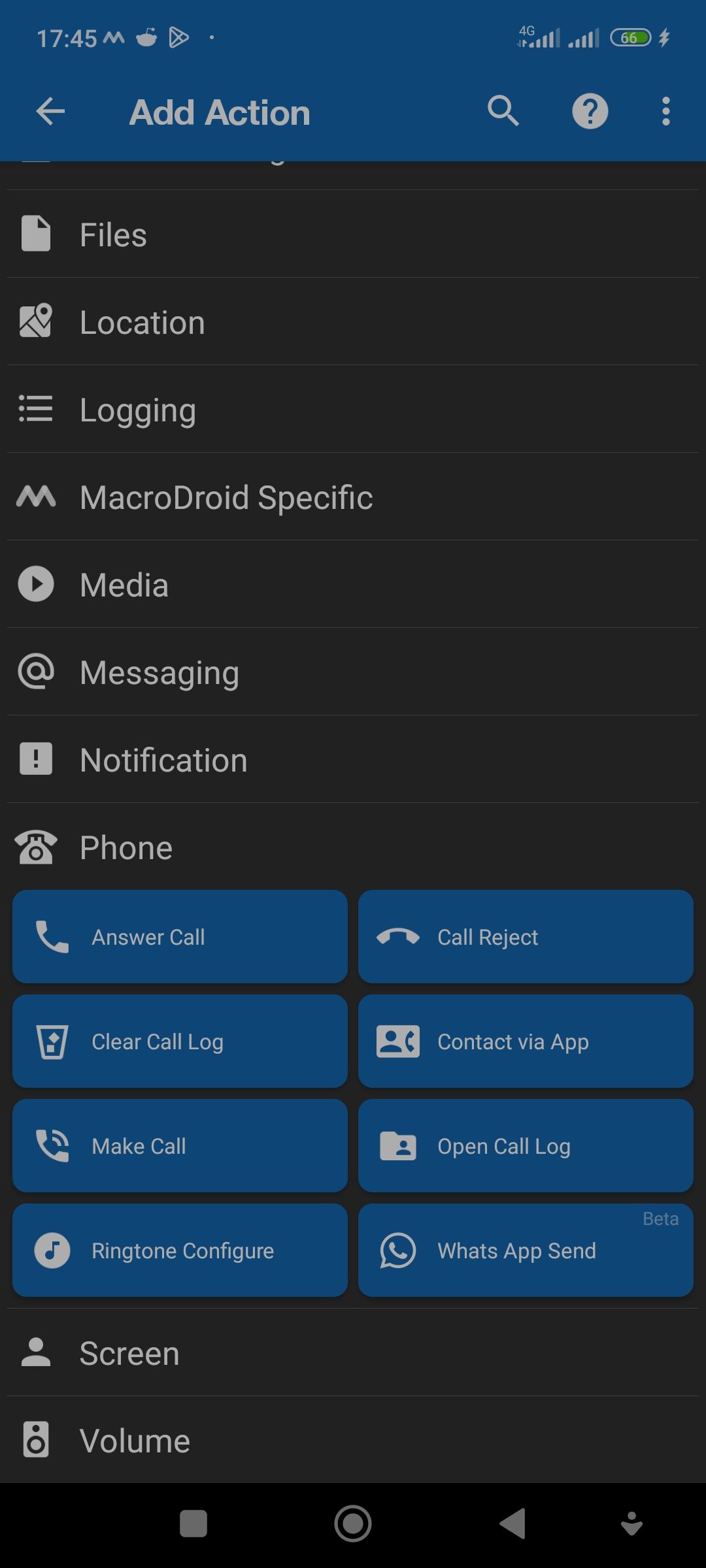 Автоматизация вызова 911 в MacroDroid