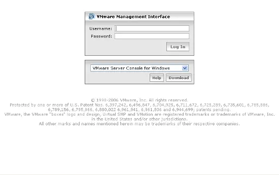 Установка VMware Management Interface и создание ВМ