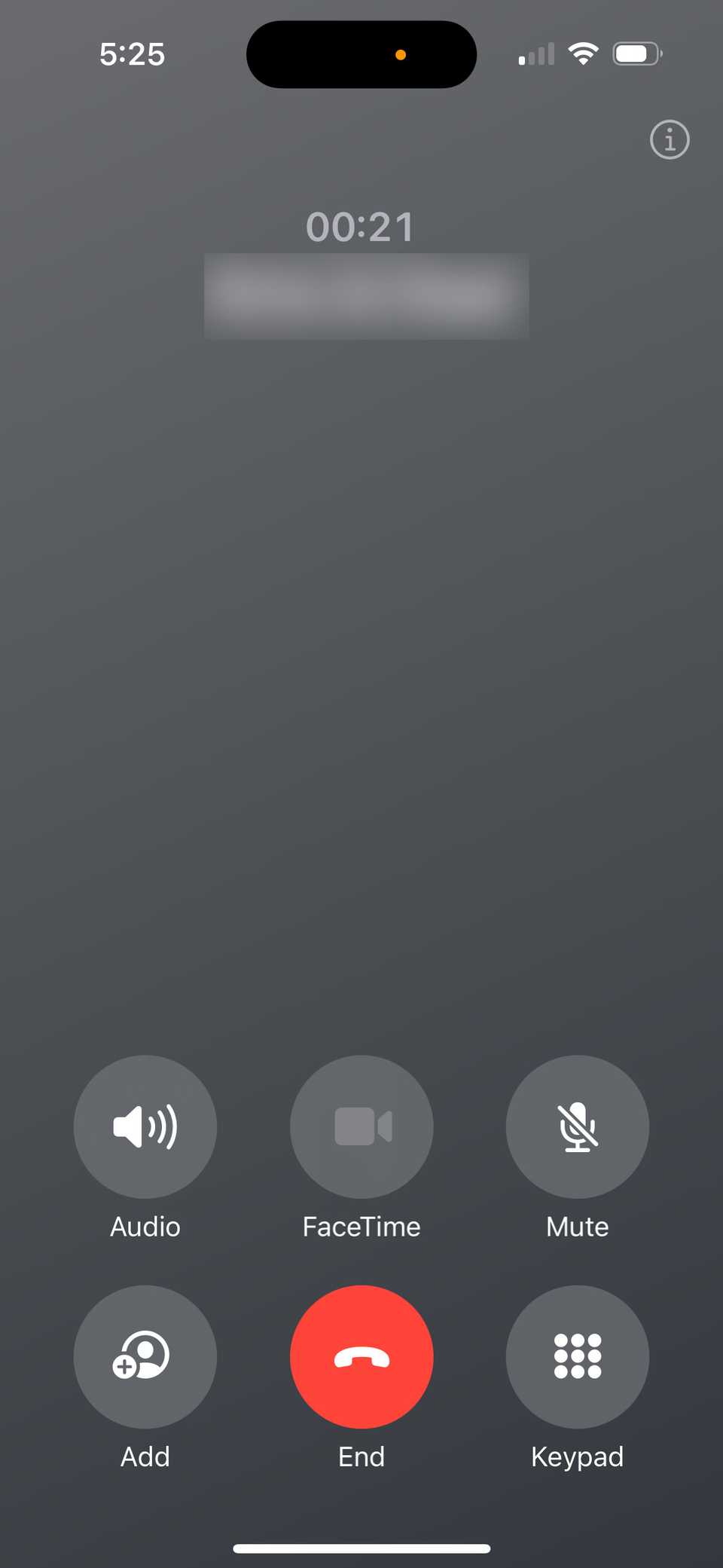 Recording a call via voicemail on iPhone