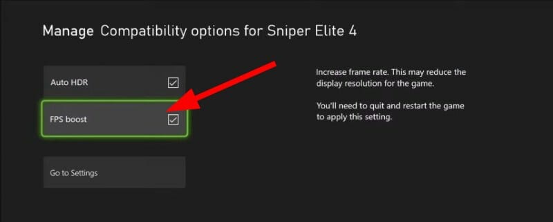 Включить FPS Boost