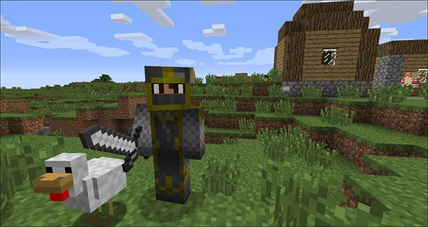 Новые NPC с разнообразной одеждой и поведением в деревне