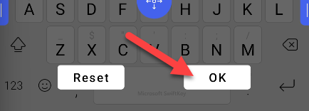 Подтвердите изменения, нажав OK.