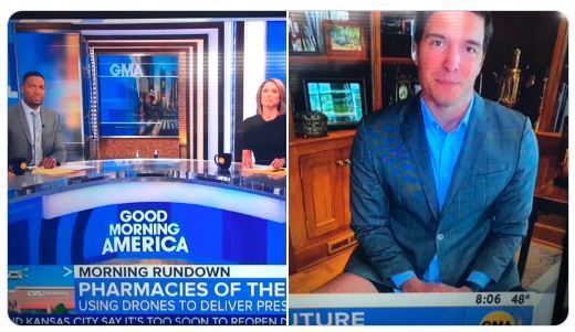 Журналист без брюк на эфире — пример неподготовленности к видеозвонку