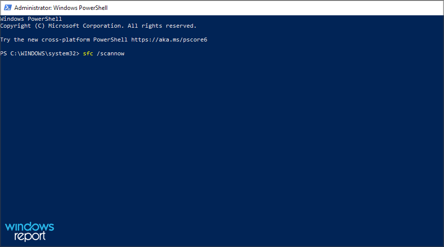 Запуск SFC /scannow для проверки системных файлов