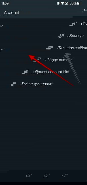 Activer vérification deux étapes WhatsApp