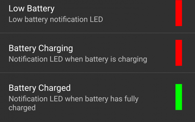 Редактирование предустановленных профилей LED в приложении