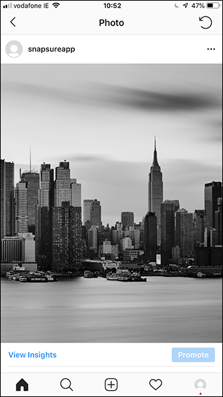 Пример портретного кадра для Instagram