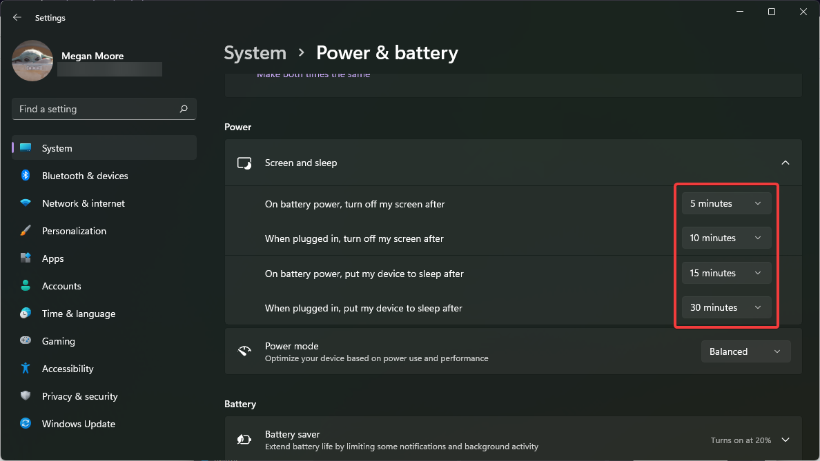 Make sure the duration is not set to never.