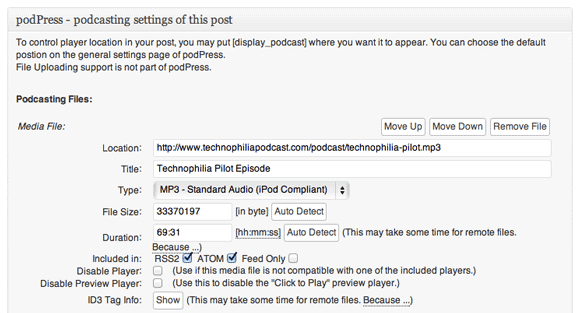 Схема: хостинг аудио и видео через разные сервисы