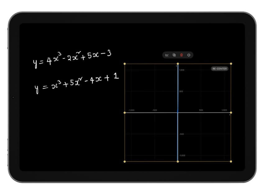 Построение графиков в Math Notes
