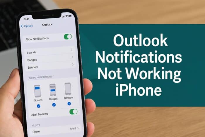 Notifiche Outlook iPhone: come riparare