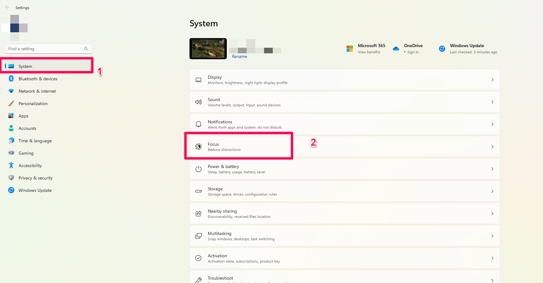 Отключение Focus Assist — настройки фокусировки внимания