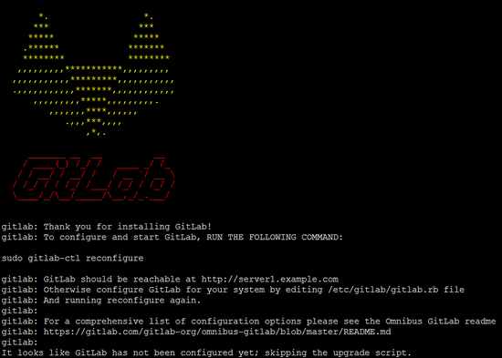 Установка GitLab