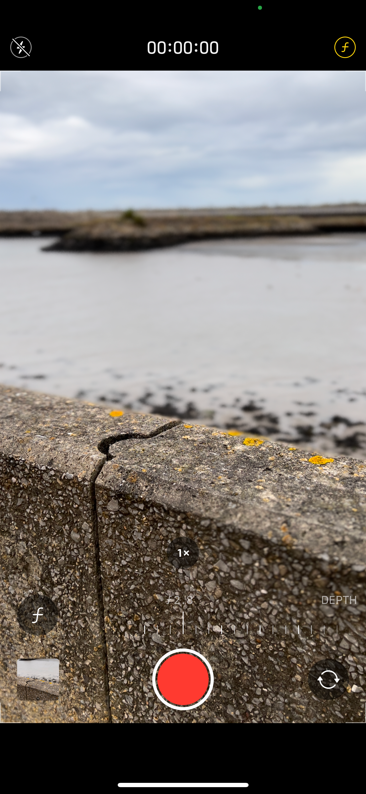 Cinematic mode Change Depth of Field