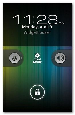 Интерфейс режима редактирования WidgetLocker