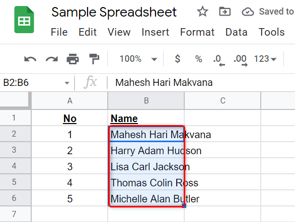 Выберите ячейки с выходящим за границы текстом.