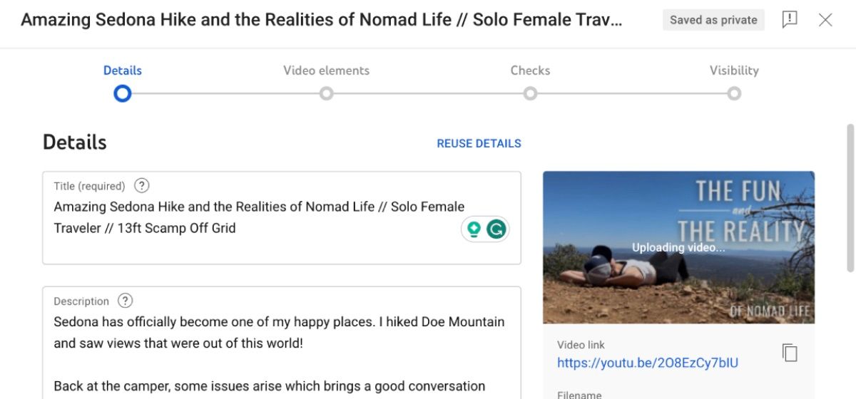 Процесс загрузки видео на YouTube с деталями