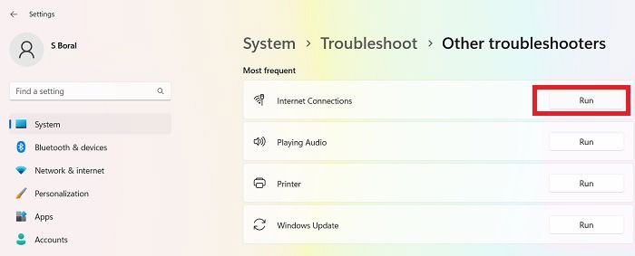 Microsoft Store Not Working Other Troubleshooters Internet Connection