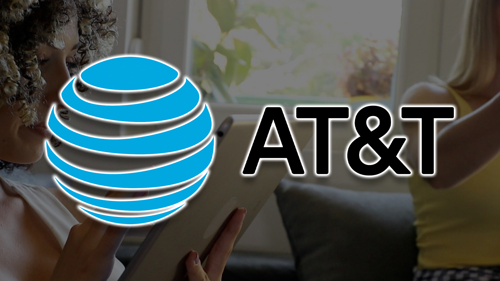 Логотип AT&T на белом фоне