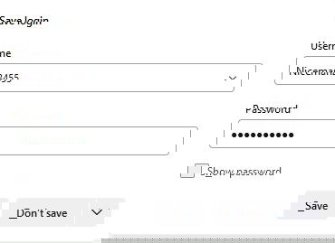 Скриншот: предложение сохранить пароль в Firefox