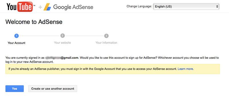 Подтверждение email для AdSense