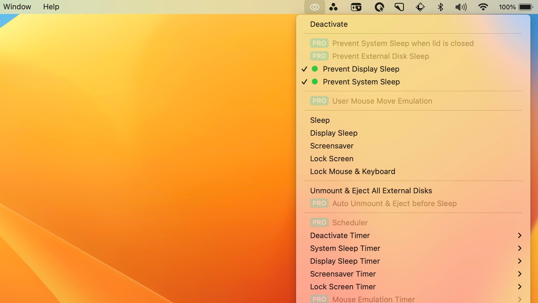 Иконка приложения Sleep Control Centre на macOS Ventura