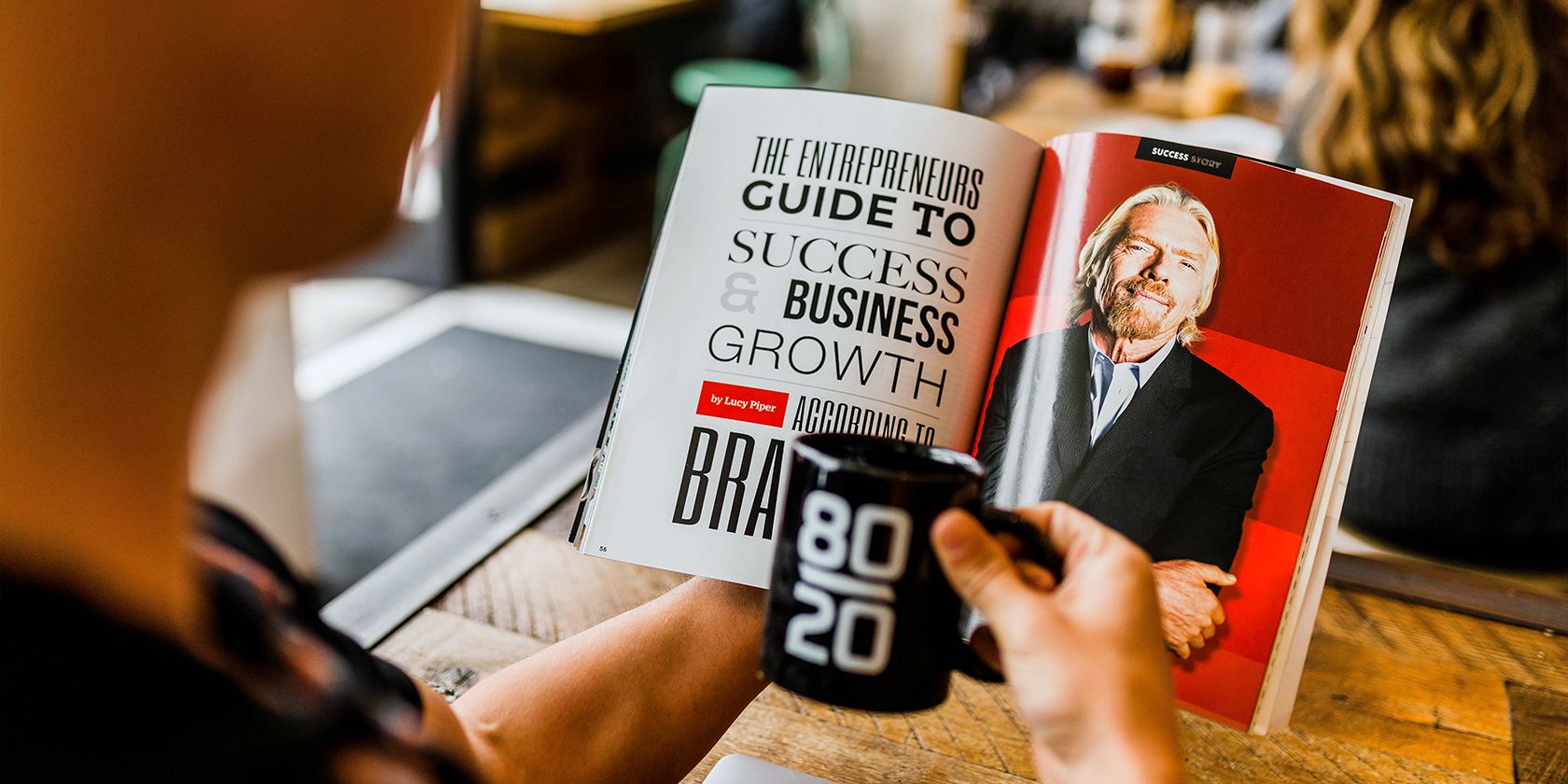 a freelancer reading about richard branson