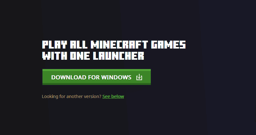 Schermata del launcher di Minecraft con profili e versioni visibili
