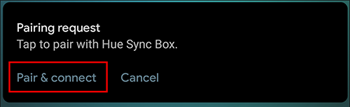 When the notification appears, tap 