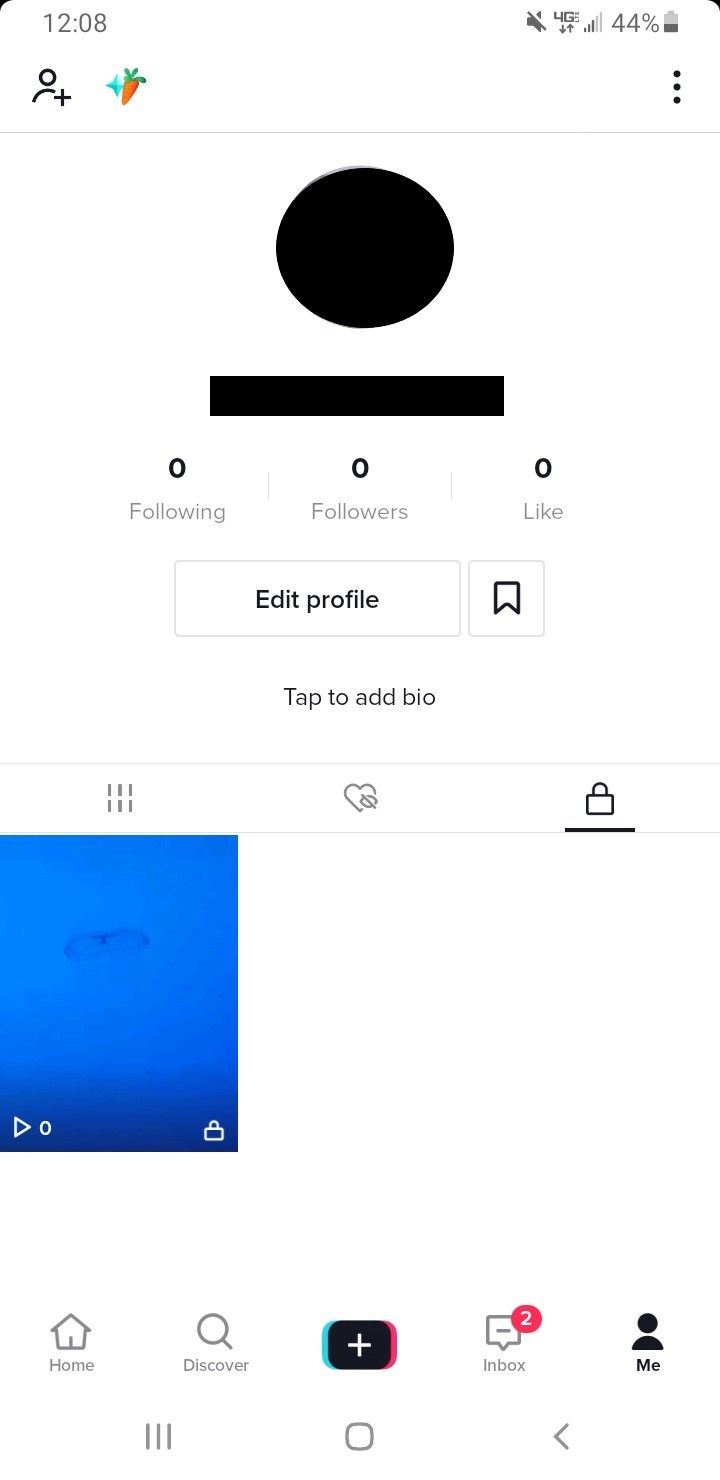 Профиль TikTok с QR-кодом