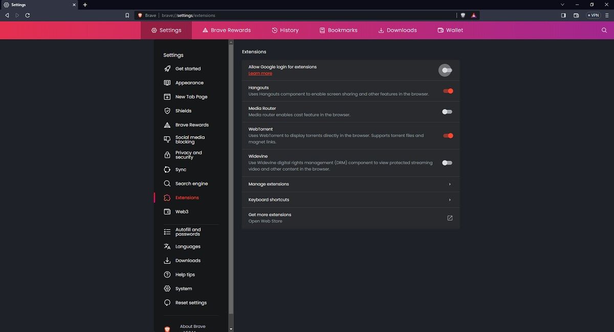Allow Google Login in Brave