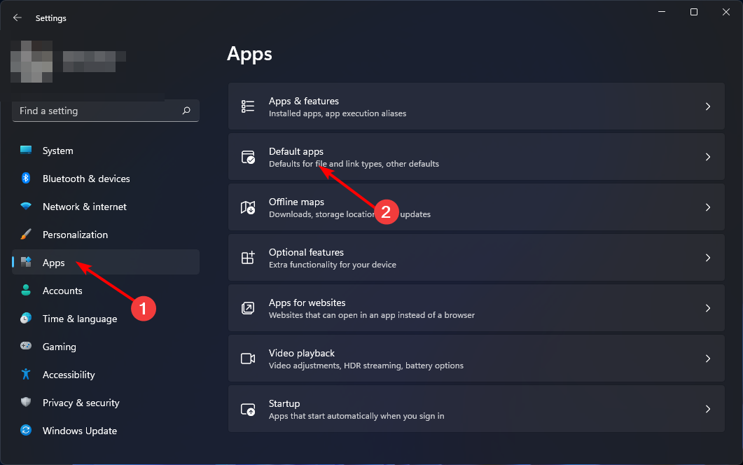 Раздел Приложения → Приложения по умолчанию в Windows 11