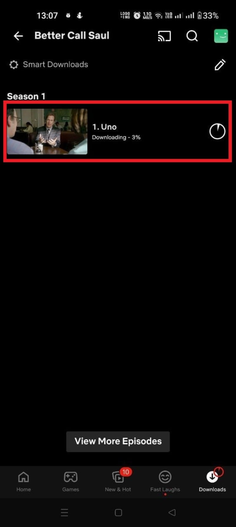 Tour d'horizon du téléchargement sur Android