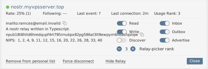 Активные функции инстанса.