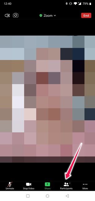 Android Zoom: добавить участников