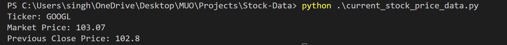 Текущие данные по акции Google