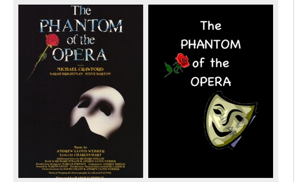 Коллаж примеров клипарта в презентации — примитивные пиктограммы и силуэты