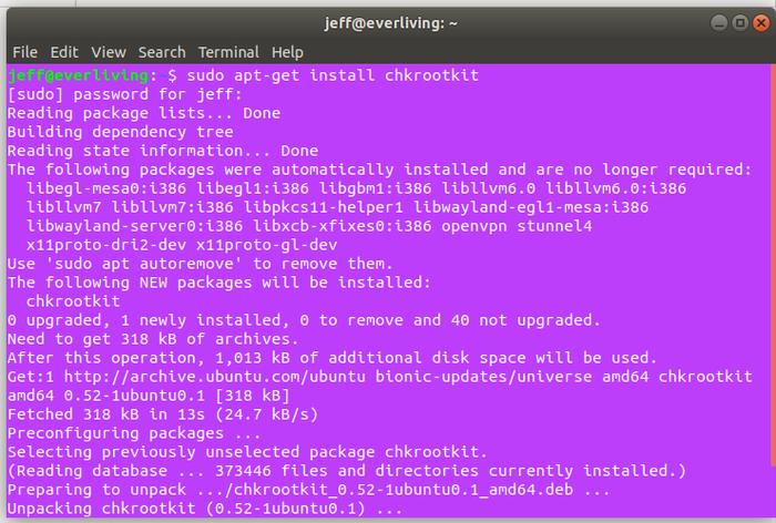 Scan Server Install Chkroot