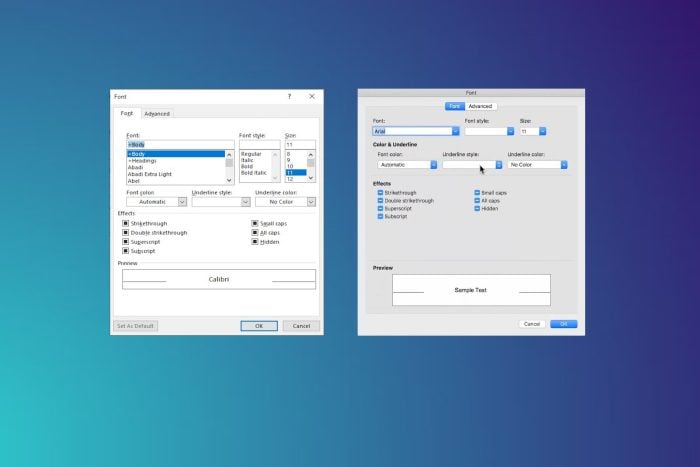 Как изменить шрифт в Outlook