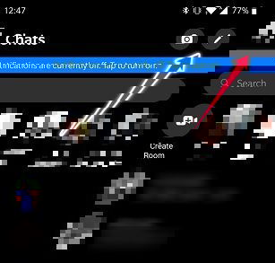 Android Messenger: иконка создания нового чата