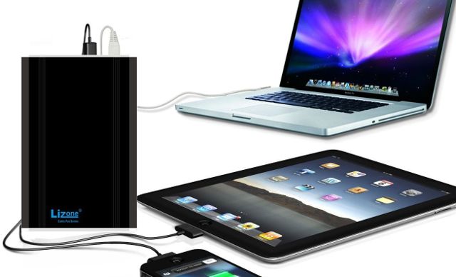 Крупный портативный аккумулятор Lizone Extra Pro большого объёма
