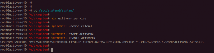 Запуск ActiveMQ через systemd и статус службы