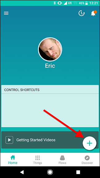 Экран создания нового Flow в Stringify