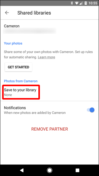 Выбор людей для автосохранения общих фото