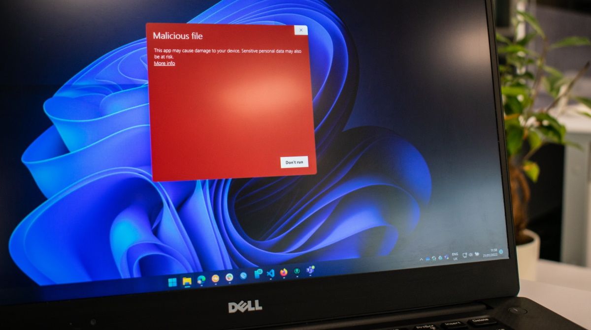 Заражённый ноутбук