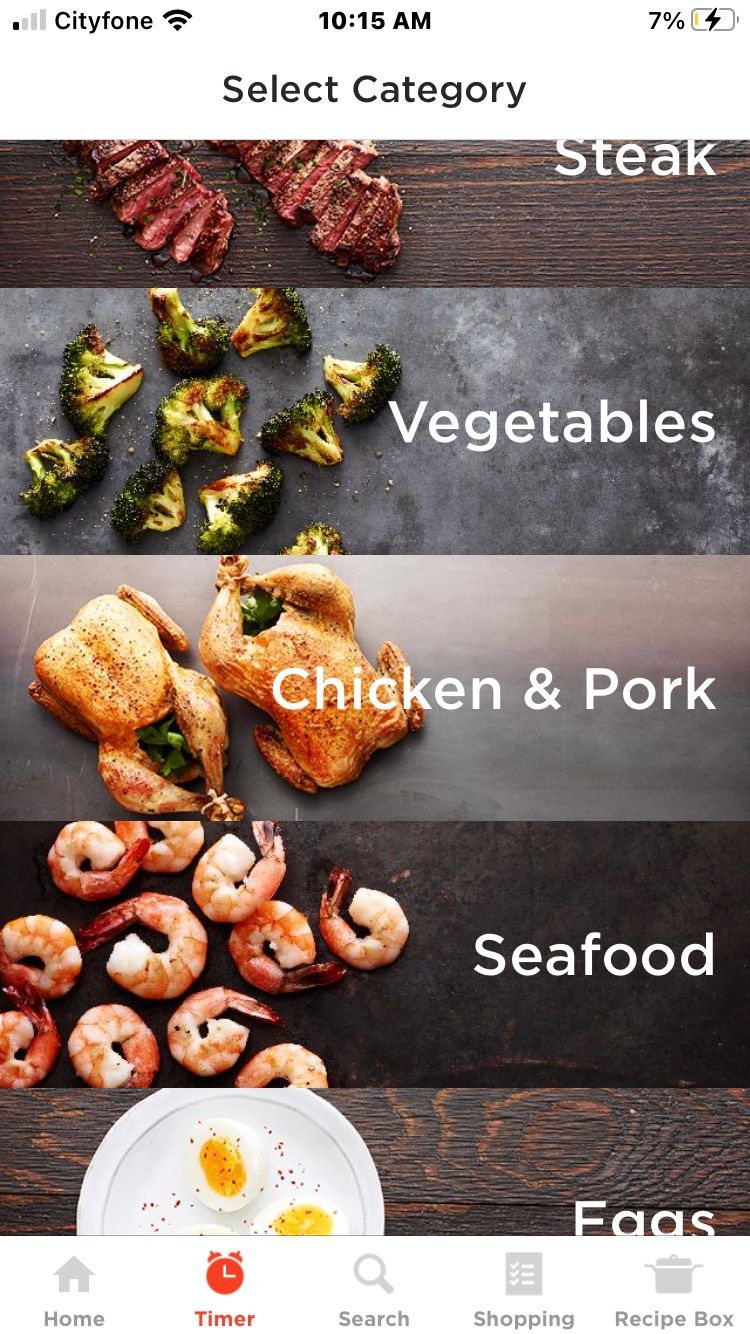 Кухонный таймер в Epicurious