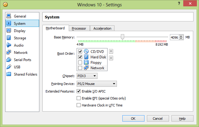 VirtualBox에서 Windows 10 설치 오류 해결 방법