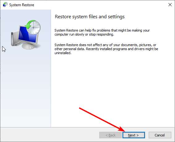 Кнопка Далее
