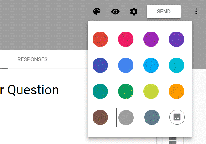 Смена цветовой схемы формы