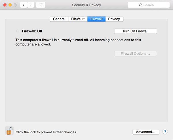 Включение брандмауэра — разблокировка и опция включения